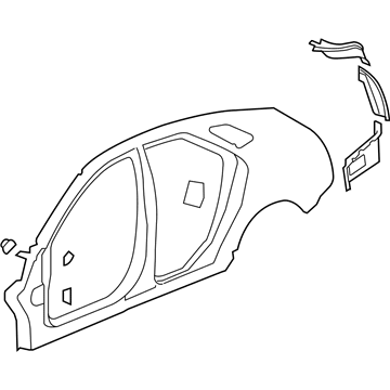 GM 20951254 Frame Assembly, Body Side Outer