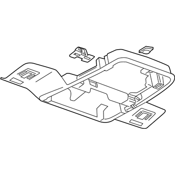 GM 22948464 Plate Assembly, Roof Console Backing