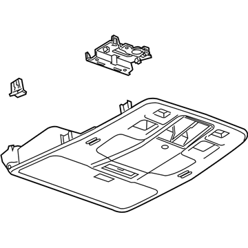 GM 22988922 Console Assembly, Roof *Titanium