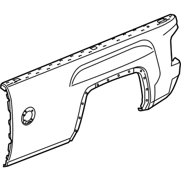 GM 23455439 Panel, Pick Up Box Outer Side