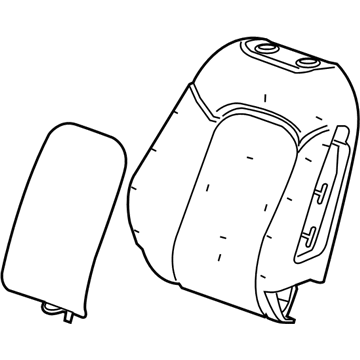 GM 95077887 Pad,Front Seat Back