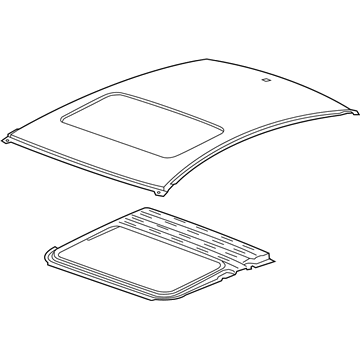 GM 22805149 Panel Assembly, Roof
