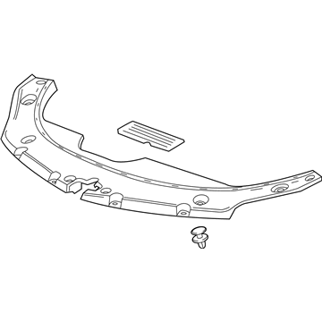 GM 20843992 Shield Assembly, Front Compartment Front Sight