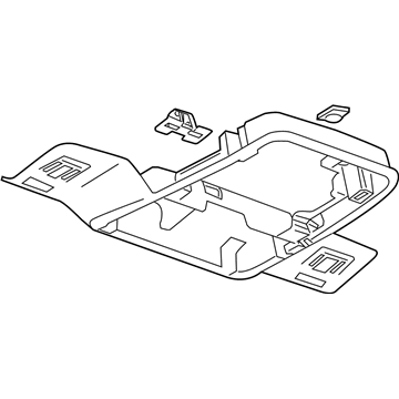 GM 22988760 Plate Assembly, Roof Console Backing