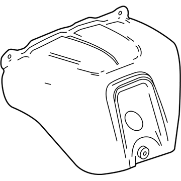 Cadillac Exhaust Heat Shield - 12627203