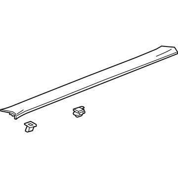 GM 22969938 Molding Assembly, Front Side Door Sill Garnish *Cashmere E