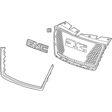 GM 22820043 Grille,Front
