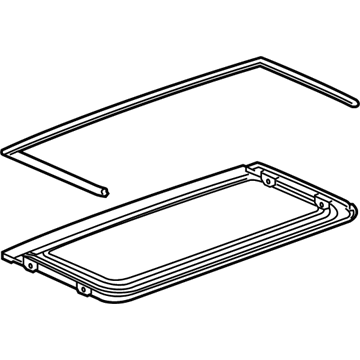 GM 22885807 Window Assembly, Sun Roof