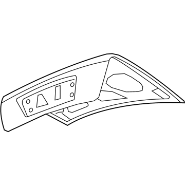 GM 92218258 Lid,Rear Compartment