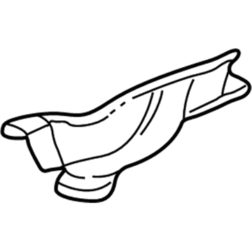 GM 25730128 Duct Assembly, Auxiliary Blower Front