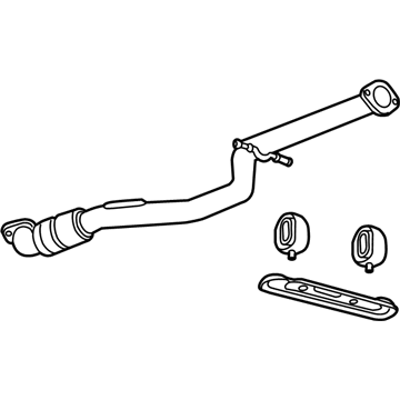 GM 84413392 EXHAUST FRONT PIPE ASSEMBLY