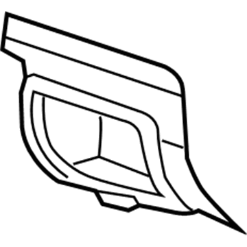 GM 23178916 Cover, Front Tow Hook Opening