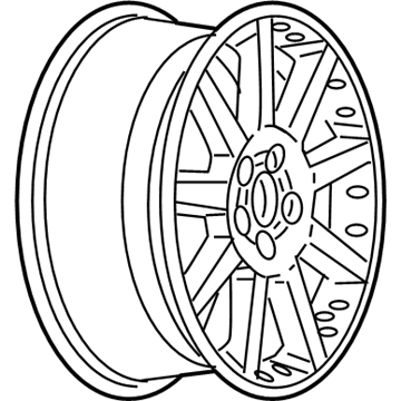 GM 19180854 Wheel Kit,Aluminum