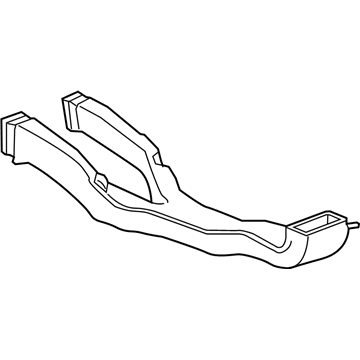 GM 13310902 Duct, Front Floor Console Rear Air