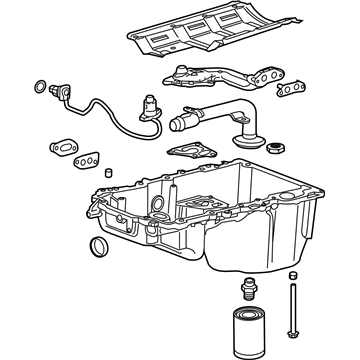 GM 12689454 Pan Assembly, Oil