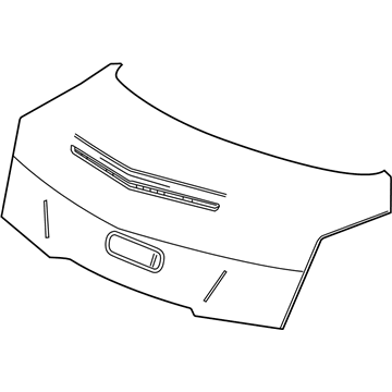 GM 22916664 Lid Assembly, Rear Compartment