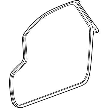 GM 22876027 Weatherstrip Assembly, Front Side Door (Body Side)