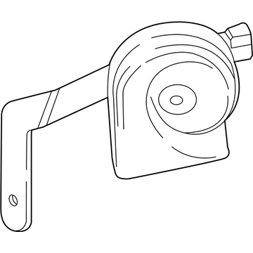 GM 84377338 Horn Assembly, Single (High Note)