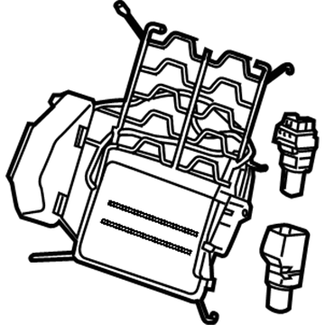 GM 23164577 Lumbar Assembly, Front Seat Back