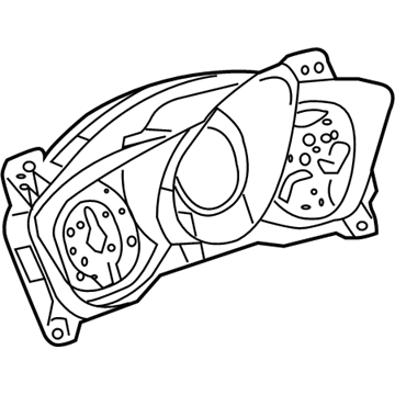 GM 22973066 Cluster Assembly, Instrument (Domestic Odo, Miles)