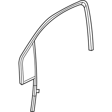 GM 95281266 Weatherstrip Assembly, Front Side Door Window