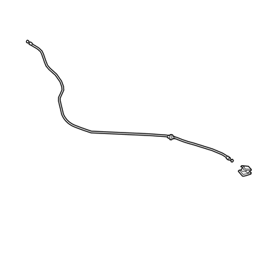 GM 84163909 Cable Assembly, Hood Prim Lat Rel *Black