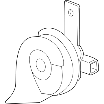 GM 84795774 Horn Assembly, Single (Low Note)