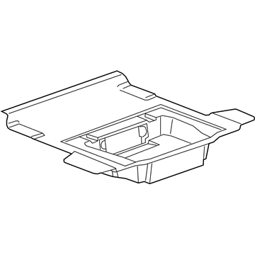 GM 22812711 Cover Assembly, Rear Compartment Floor Stowage Compartment