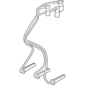 2008 Chevrolet Silverado Spark Plug Wires - 19417613