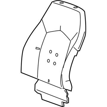 2013 Cadillac CTS Seat Cushion Pad - 22758827