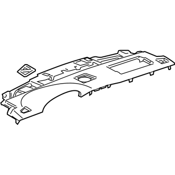 GM 22845828 Panel Assembly, Instrument Panel Upper Trim *Cocoa