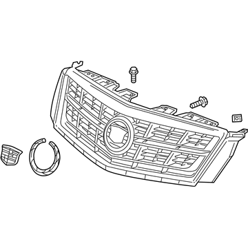 GM 23473096 Grille Assembly, Front Upper