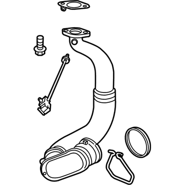 GM 95472183 Hose Assembly, Charging Air Cooler Outlet Air