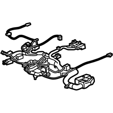 GM 23116715 Harness Assembly, Driver Seat Adjuster Wiring *Less Finish