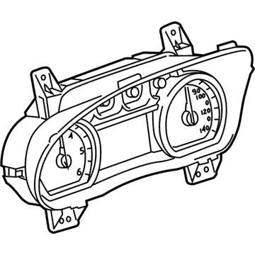 Chevrolet Suburban Instrument Cluster - 84597930