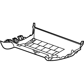 GM 23452213 Panel, Rear Seat Cushion Trim *Dune