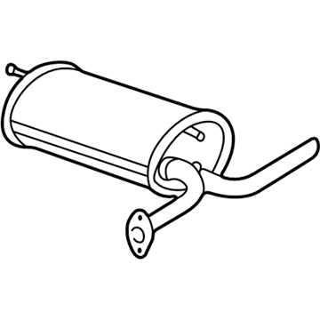 GM 22651052 Exhaust Muffler Assembly (W/ Tail Pipe)