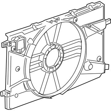 GM 13394454 Shroud, Engine Coolant Fan