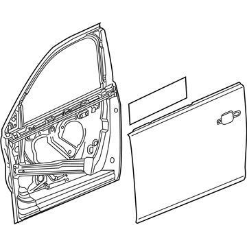 GM 22873119 Door Assembly, Front Side (Rh)