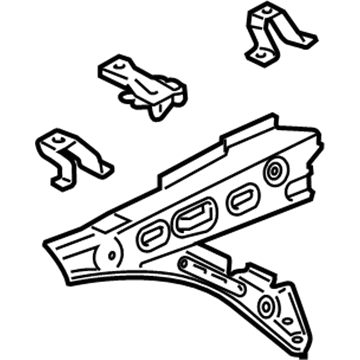 GM 23200990 Rail Assembly, Front Compartment Outer Side