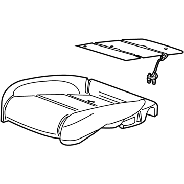 GM 95077843 Pad Assembly, Front Seat Cushion