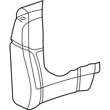GM 12470751 PAD, Seat Back Cushion