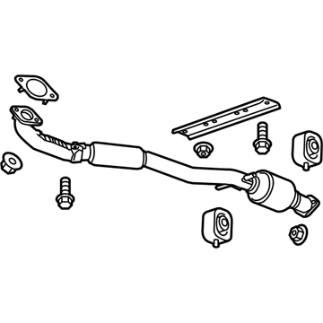 GM 84407222 EXHAUST FRONT PIPE ASSEMBLY