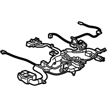 GM 23116736 Harness Assembly, Passenger Seat Adjuster Wiring *Less Finish