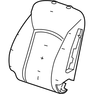 GM 23384990 Pad Assembly, Front Seat Back