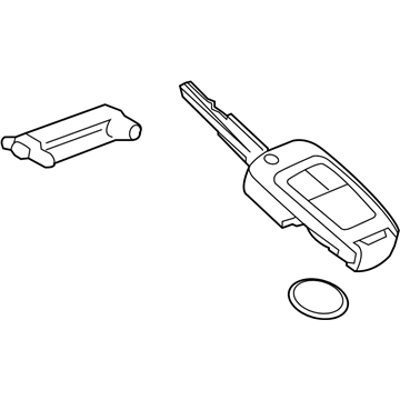 GM 94543206 Key Assembly, Door Lock & Ignition Lock (Uncoded)