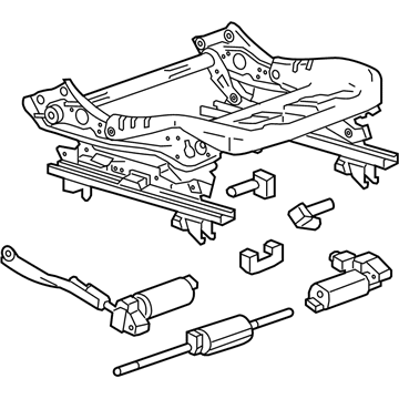 GM 13593105 Frame Assembly, Front Seat Cushion