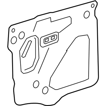 GM 23468175 Deflector Assembly, Front Side Door Water