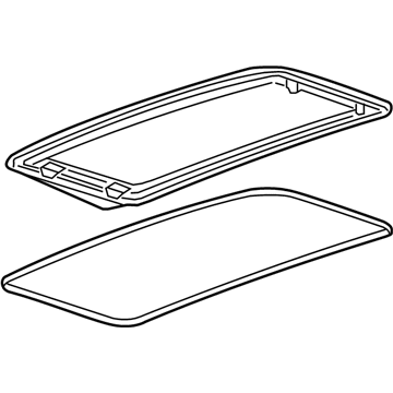 GM 23458155 Window Assembly, Sun Roof
