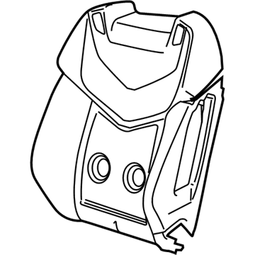 GM 92293178 Pad,Front Seat Back